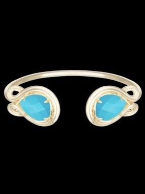 Kendra Scott Andy Gold Bracelet in Turquoise